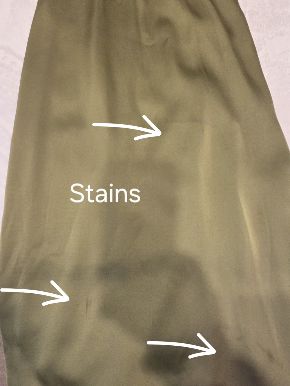 Taylor Olive Green Sleeveless Knit-to-Satin Maxi Dress, Size S - Picture 12 of 15